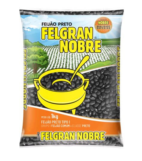 Feij O Felgran Nobre Preto Kg Cerealista Felgran