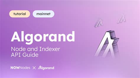 How To Access Algorand Node Rpc Api Full Tutorial Nownodes Blog