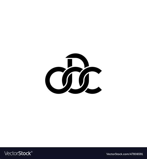 Letters Monogram Logo Design Royalty Free Vector Image