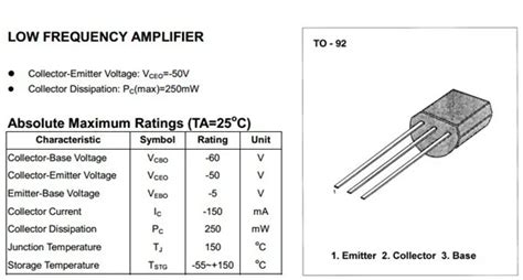 100% New High Quality A733 Pnp Epitaxial Silicon Transistor To-92 ...