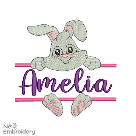 Easter Bunny Embroidery Design Nextembroidery