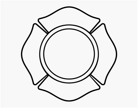 Fire Department Badge Template, HD Png Download - kindpng