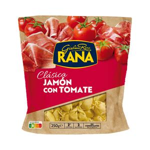 Rana Tortellini De Pasta Fresca Al Huevo Rellenos De Jam N Con Tomate