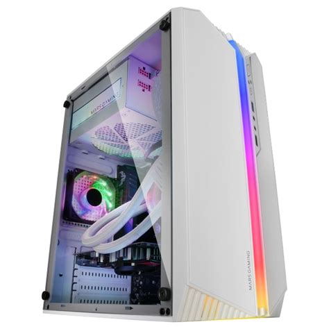 Caja Microatx Compacta Mars Gaming Mc S Blanco Europeanpc