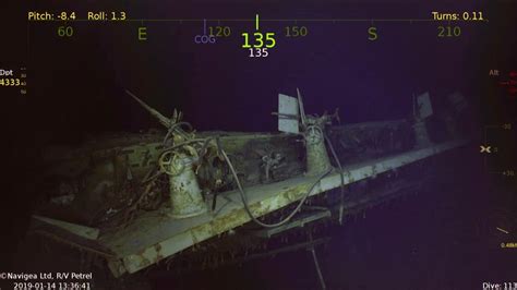 Photos R V Petrel Finds The Wreck Of The Uss Wasp