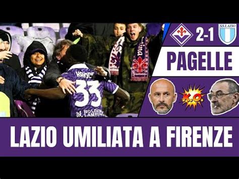 Una Furiosa Fiorentina Batte La Lazio Di Sarri Youtube