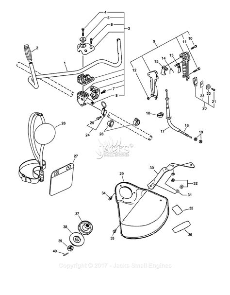 Echo 99944200562 U Handleblade Conversion Combo Kit Parts Diagram For U Handle Combo Kit Pn