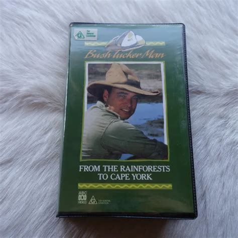 BUSH TUCKER MAN VHS Australian Bushcraft Video Les Hiddins Outback ...