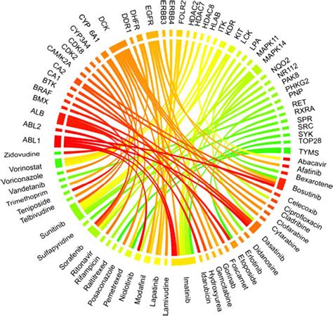 Circos Plot Representing The Binding Connections Between 25 Download Scientific Diagram