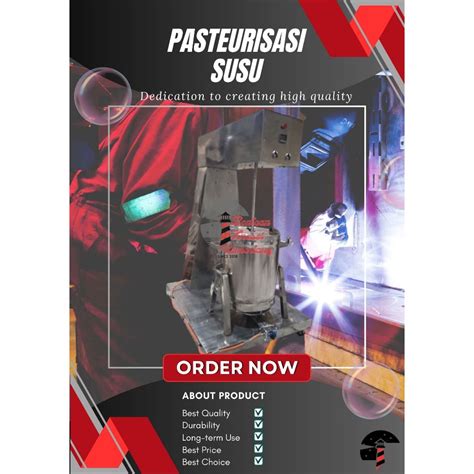 Jual Mesin Pasteurisasi Susu Pasturisasi Pasteurizer Kaps 100 Liter