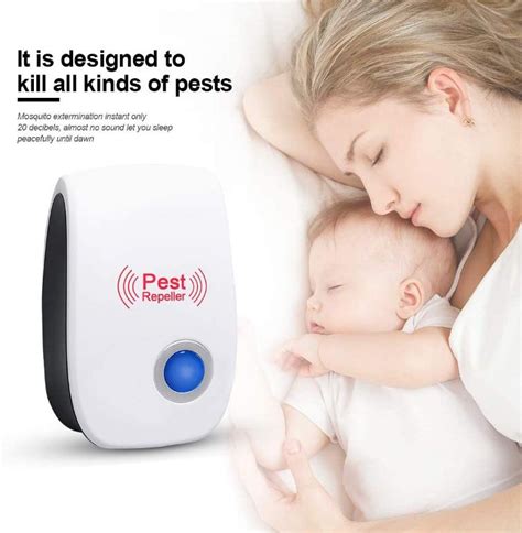 Ultrasonic Pest Repeller 4 Pack Electronic Pest Repeller Multi Insect