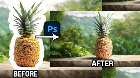 Blending Object Into Background Photoshop Compositing Tutorial Youtube