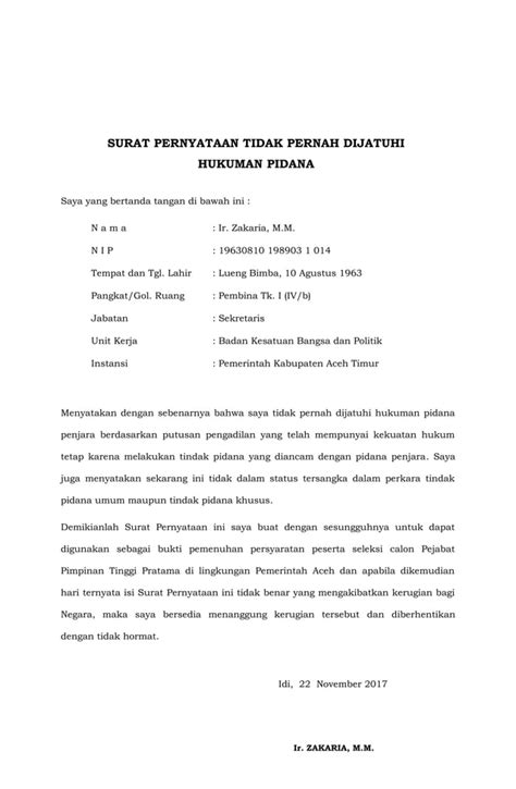 Bahan Administrasi Calon Jpt Pratama Prov Aceh Pdf