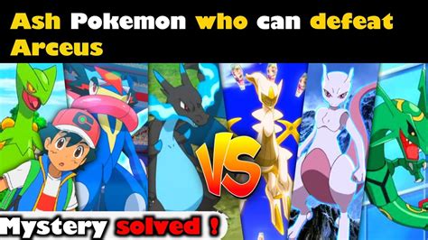 Arceus Vs Ash Charizard And Greninja Ash Pokemon Who Can Defeat