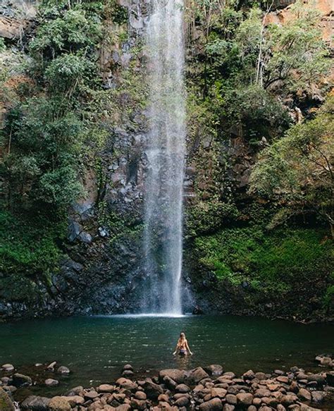 Uluwehi Falls Or Secret Falls On Kauai Is A Well Known Secret On The