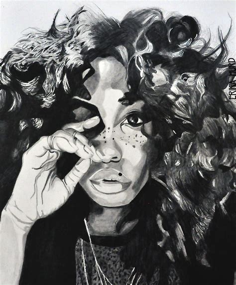 Drawing Of SZA By Erika Hurd Submission HD Phone Wallpaper Pxfuel