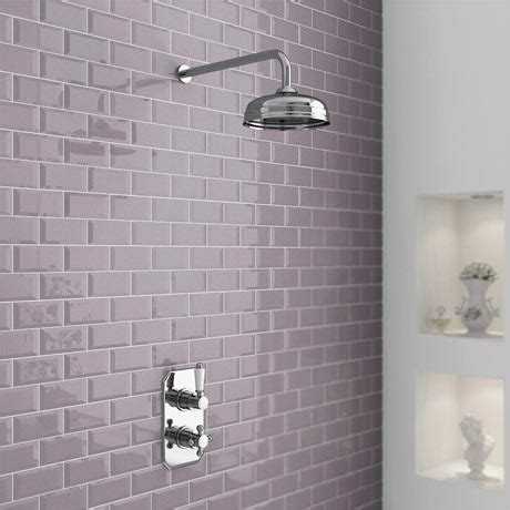 Shop Nuie Edwardian Twin Concealed Thermostatic Shower Valve With