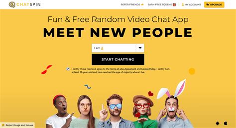Chatspin: chat de vídeo divertido e louco com 1 bilhão de conexões feitas!