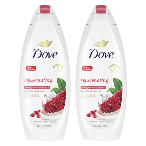 Dove Pomegranate And Hibiscus Tea Body Wash 22 Fl Oz Pack Of 2