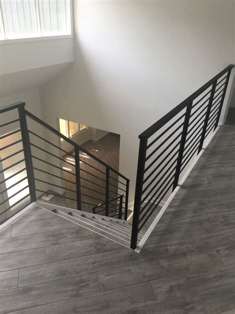 Meredith Horizontal Steel Railing Modern Balcony Philadelphia