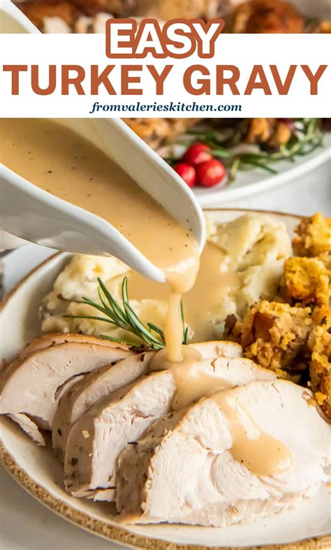 Easy Turkey Gravy Recipe Valerie S Kitchen