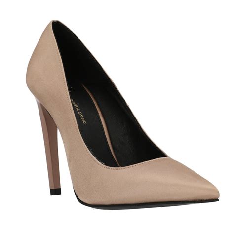 Zapatilla Puntal Nude con Tacón Alto Diego Torreblanca