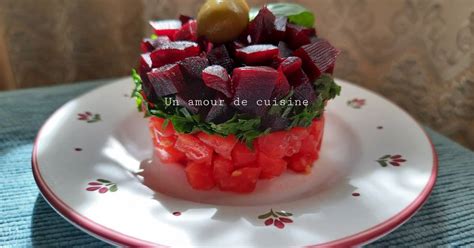 Salade Betterave Tomate De Un Amour De Cuisine Cookpad