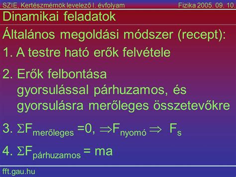 tömegpontok mozgása ppt letölteni