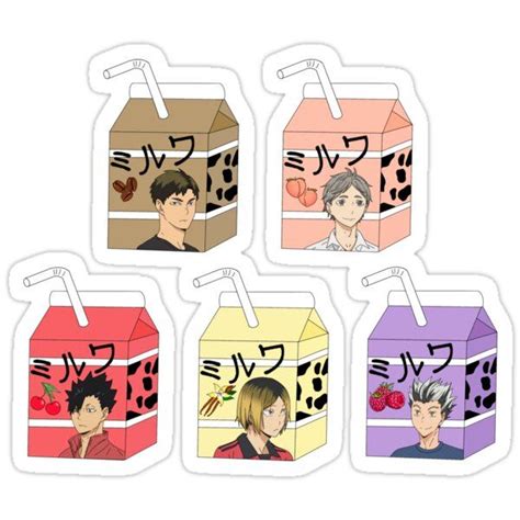 Anime Stickers Printable Haikyuu Stickers Haikyuu Anime Anime