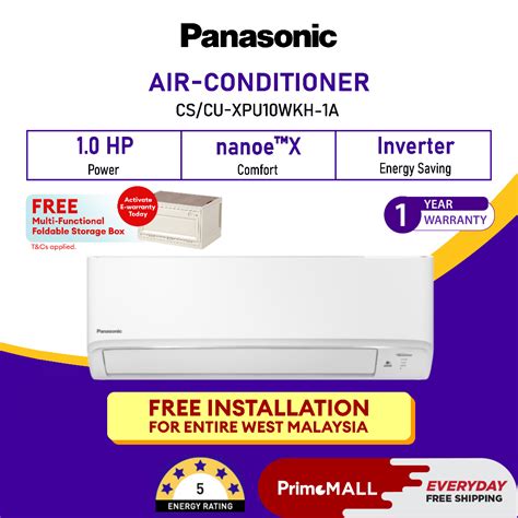 Panasonic Cs Xpu Wkh A Hp X Deluxe Inverter R Aero Series Air