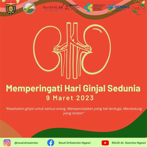 Memperingati Hari Ginjal Sedunia Tahun 2023 Rsud Dr Soeroto