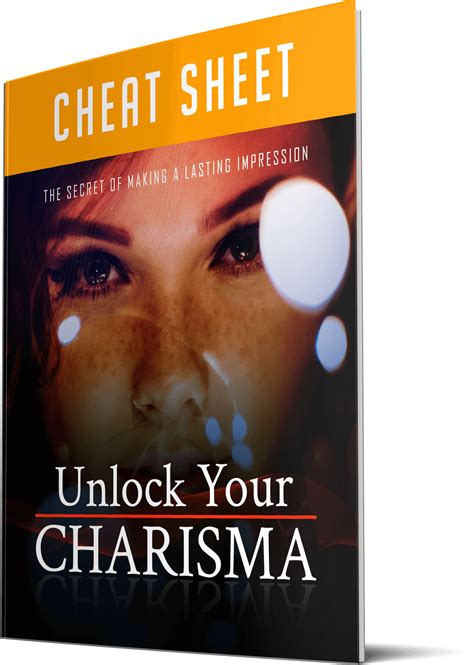 Unlock Your Charisma Cheatsheet - Internet Marketing Mozie