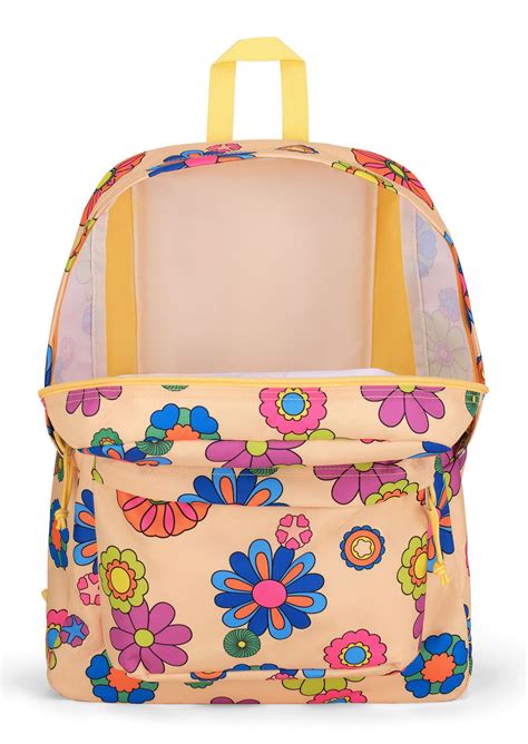 JanSport Super Break Backpack One Power To The Flower Buy Bags