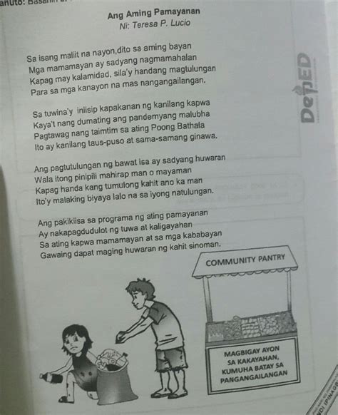 1 Anong Uri Ng Mamamayan Ang Tinutukoy Sa Tula 2 Sa Paanong Paraan