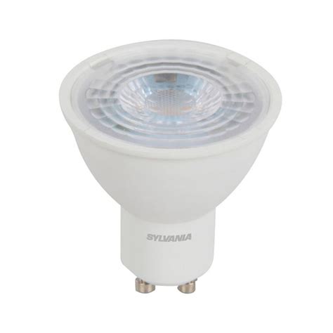 Dicroico Led Gu10 7w 3000k Luz Cálida Sylvania Iluminación Suave Y