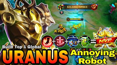 Annoying Unkillable Robot Uranus Best Build Roamer Solo Rank Build