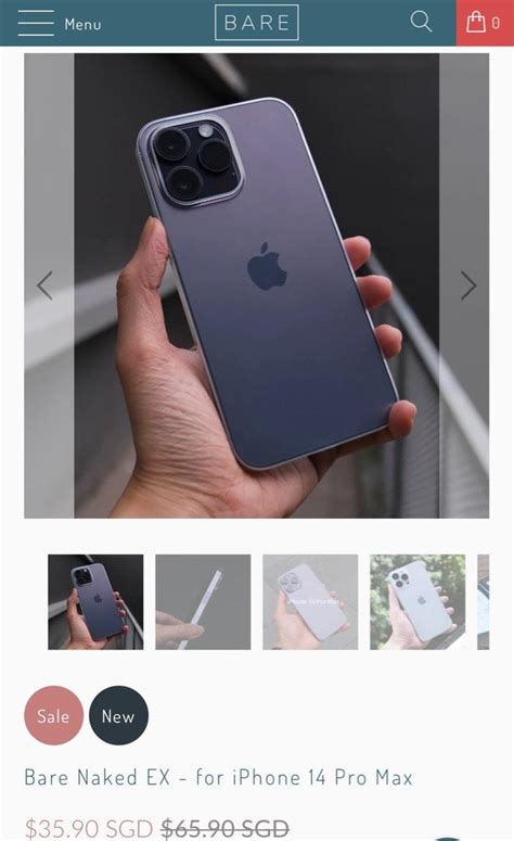 Bare Cases Bare Naked EX For IPhone 14 Pro Max Mobile Phones Gadgets Mobile Gadget