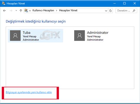 Windows 10 da İkincil Bir Kullanıcı Hesabı Nasıl Oluşturulur