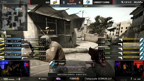 Navi Vs Luminosity Game 2 CEVO P LAN Finals CS GO Season 7 Helium