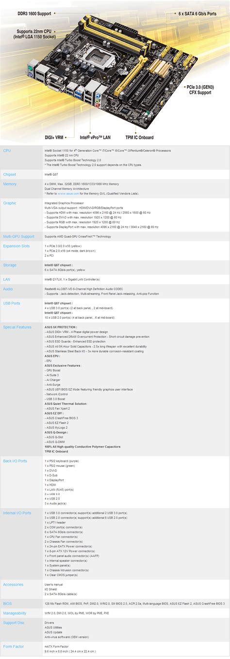 Buy ASUS Q87M-E Motherboard [Q87M-E] | PC Case Gear Australia