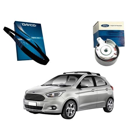 Kit Correia Dentada Tensor Dayco Original Ford New Ka A