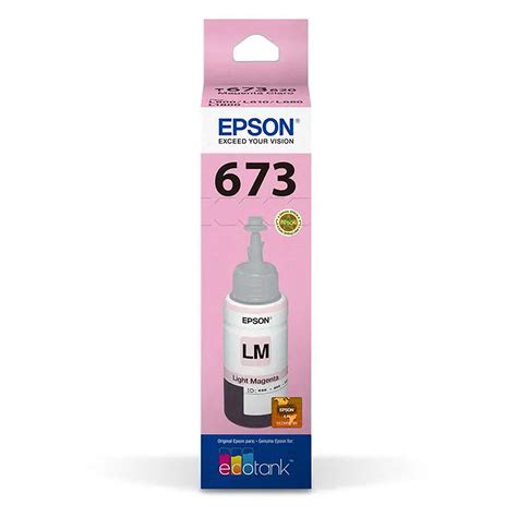 Tinta Epson 673 Magenta Light Original Para L800 L850 Mundoware