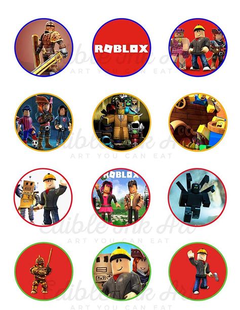 Roblox Edible Cupcake Toppers Images Walmart Walmart