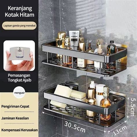 Jual SUS 304 Kamar Mandi Rak Handuk Gantungan Dinding Stainless Steel 2