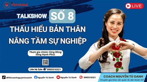 THẤU HIỂU BẢN THÂN NÂNG TẦM SỰ NGHIỆP Nguyễn Tú Oanh Làm Chủ Cảm