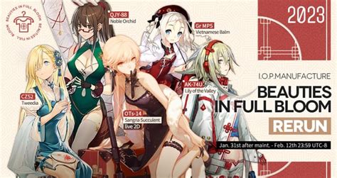 Beauties in Full Bloom Rerun : r/girlsfrontline