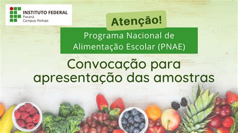 Programa Nacional De Alimentação Escolar Pnae 2023 2024 Convocação