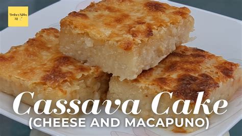 The Best Cassava Cake Recipe Pang Negosyo Ideas With Macapuno And Cheese Darlenes Kitchen