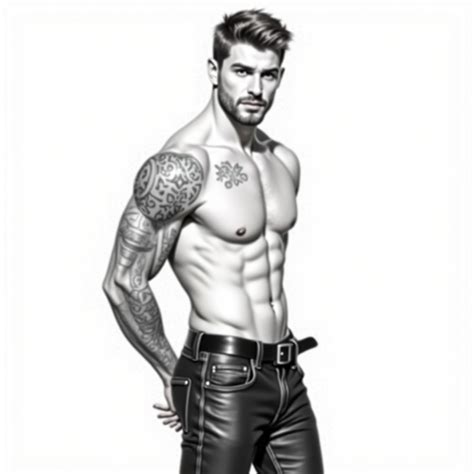 Gay Leather Man Tom Of Finland Style Stable Diffusion Online