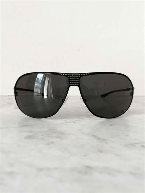 Dior Dior Hard Dior 1 Rhinestone Sunglasses Grailed